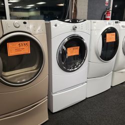 Frontload Dryers With Pedestals For Sale With A Free 90 Day Warranty 