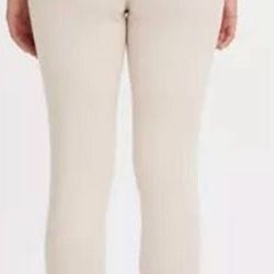 Amazing High Waist Jeans Cream Color Sizes 25-27Wx30L 