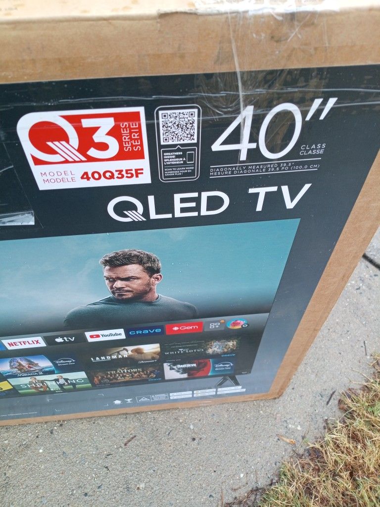 -Read Info- 2025 Model 40 In. TCL QLED Smart 🔥 TV W/Remote