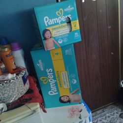 Pampers Size 4,5, 6