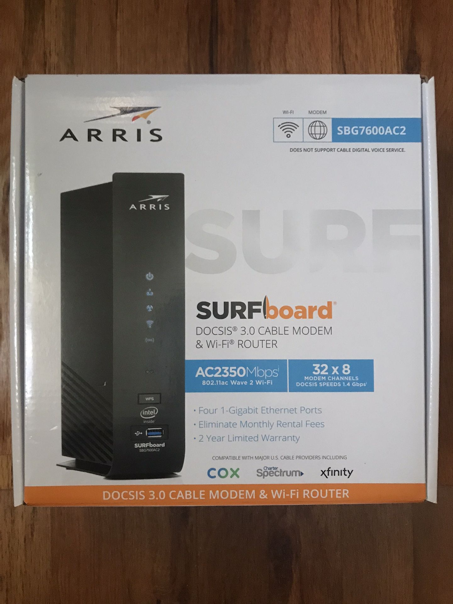 WiFi Router & Cable Modem (Arris) - Never Used