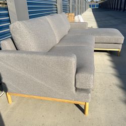 Brand New. Large Sofa Sectional. Mid Century Modern Design. Retail Value Over $2200. Our Price $745