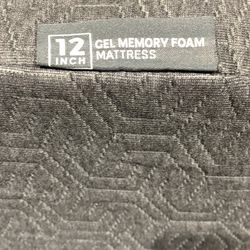 12” Thick Cool Gel Memory Foam Mattress, BED-IN-BOX