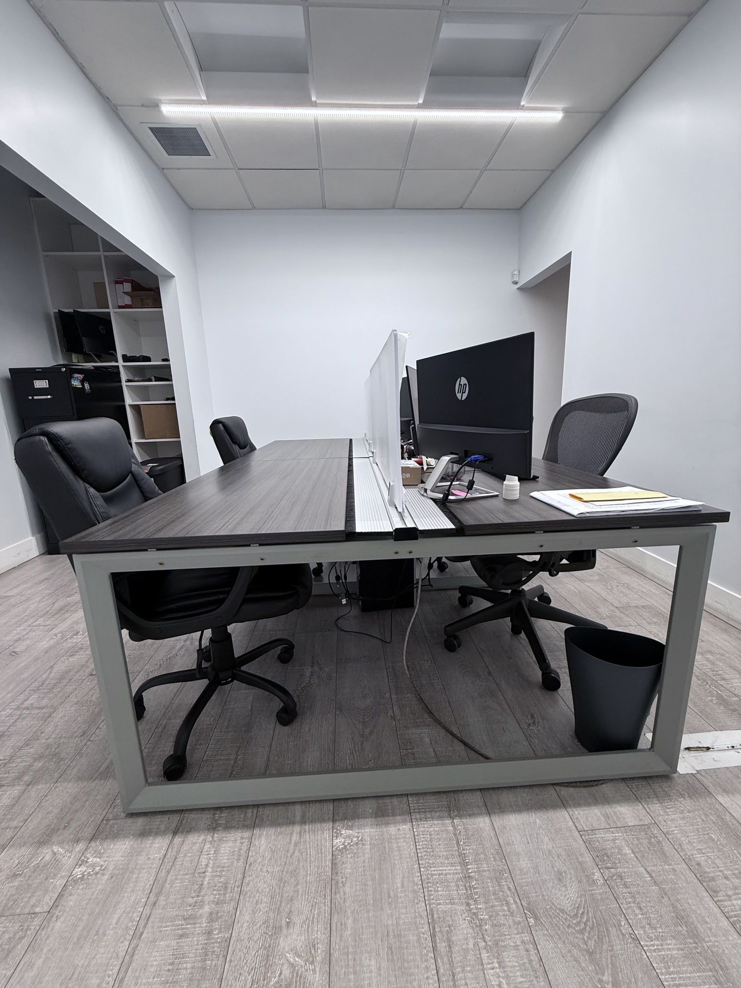 Modern 4- person Office desk
