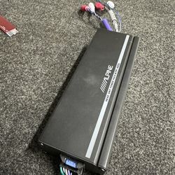 Alpine KTP-445U Power Pack 4 Channel Amplifier Car Stereo Audio Rockford Kicker Sony Kenwood 