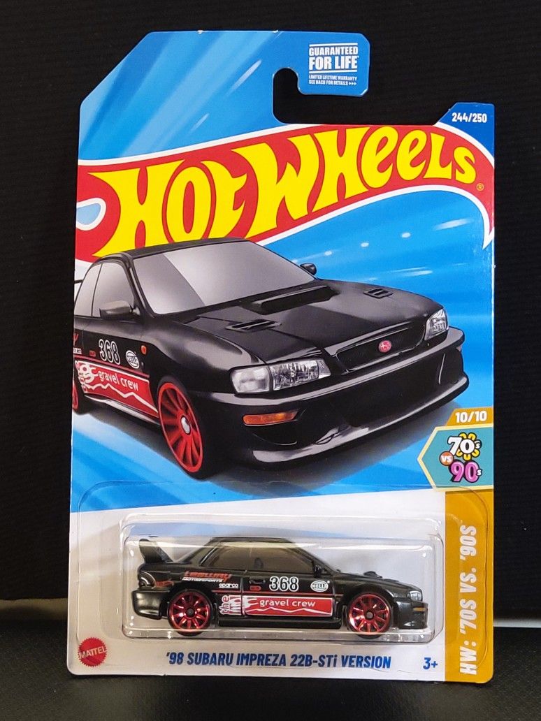 HOT WHEELS 98 SUBARU IMPREZA GENERAL DOLLAR EXCLUSIVE