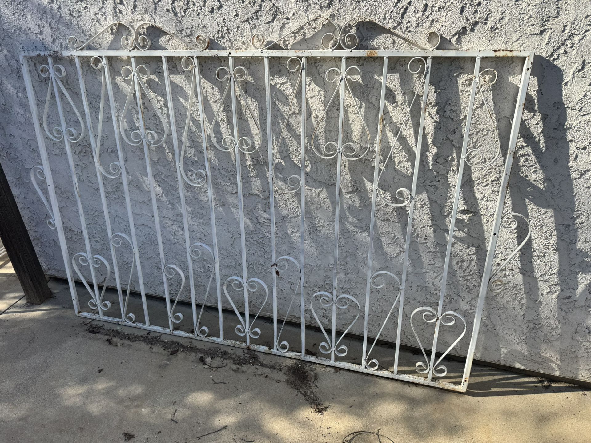 Wrought Iron Security Window Gate Pieces.. REDUCED for Sale in Clovis ...