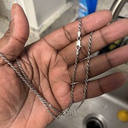 Silver Rope Chain