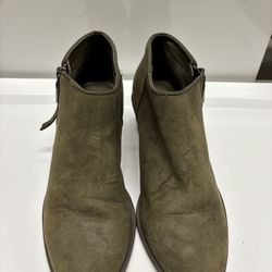 Olive Ankle Boots