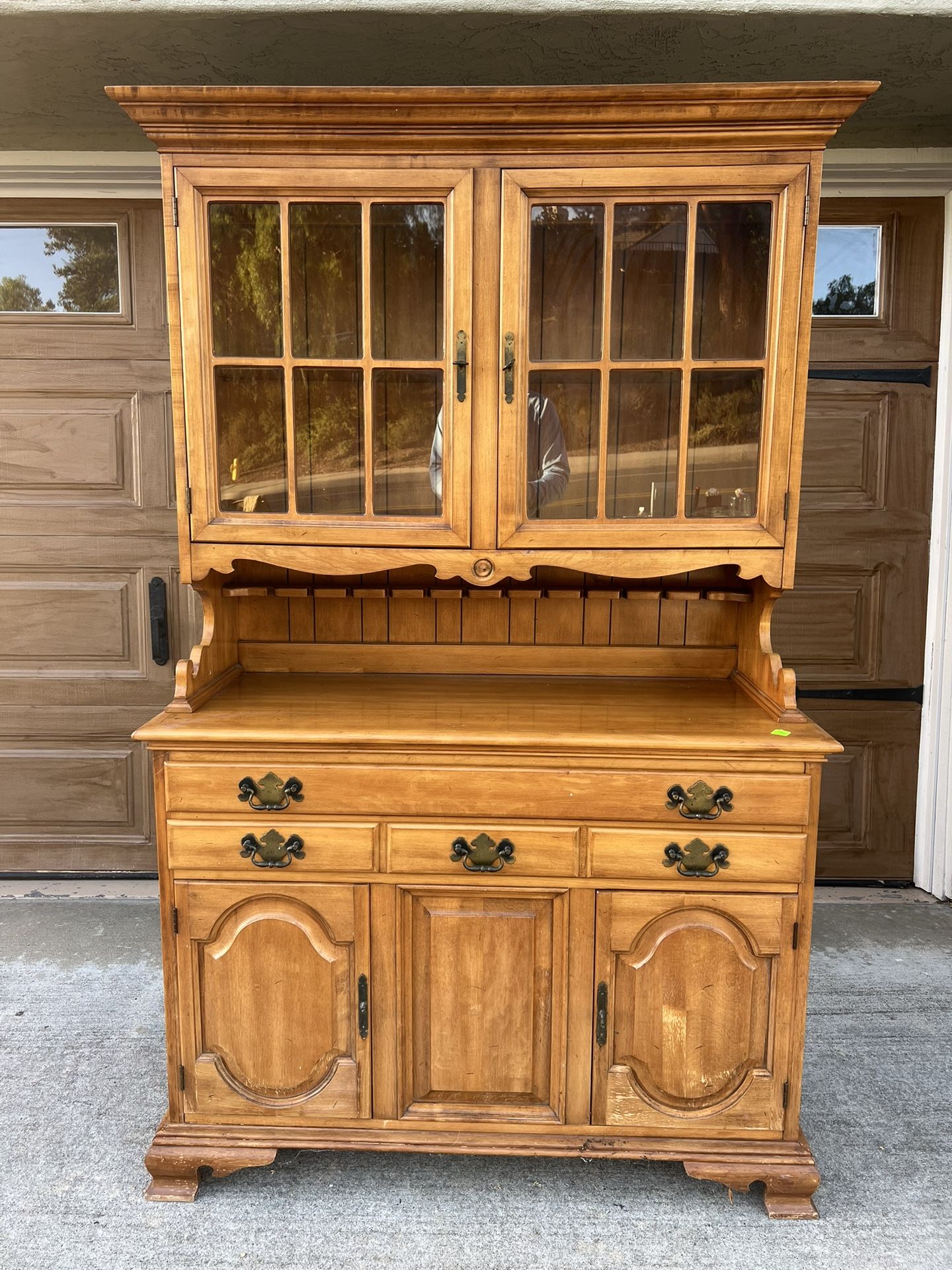Hardwood Hutch Antique