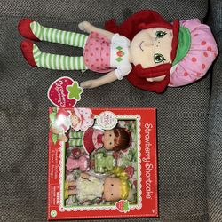 Strawberry Shortcake Dolls And Plushy Set