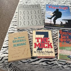 History Of Baseball Hard Cover Books 