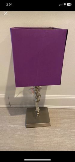 Purple Square Lamp