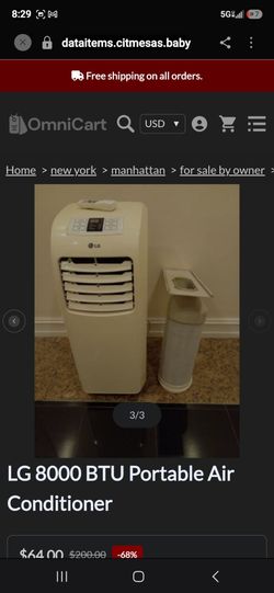 8000 BTU  lose air-conditioning