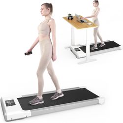 Walking Pad, 2.5HP Motor Treadmill Under Desk, Walking Pad Treadmill for Home and Office, Installation-Free Standing Desk Treadmill with Remote Contro