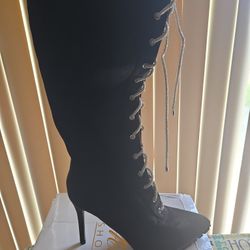 Women High Heel Boots Size 10