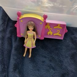 Wardrobe With Polly Doll 