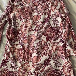 pink and White Shirt 