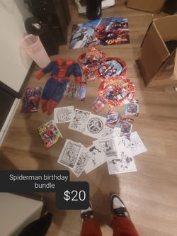 SPIDER MAN BDAY BUNDLE $20