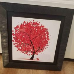 wall art  tree full of hearts