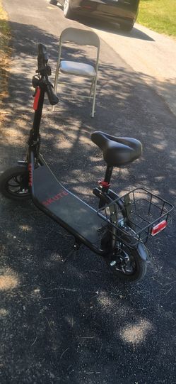 Electric scooter.