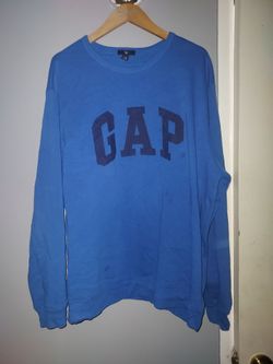 Gap Logo Crewneck Sweatshirt Blue