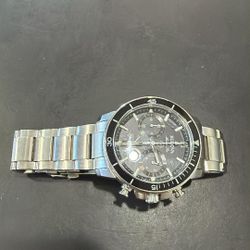 Boliva watch never worn: Bulova Marine Star chronograph (stainless steel bracelet, black dial, rotate