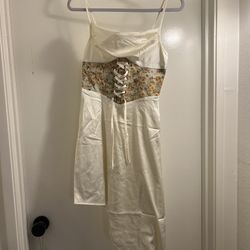 Silk Corset Dress NEVER WORN