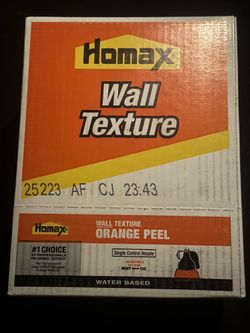 Homax orange peel wall texture