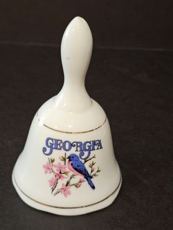 Porcelain bells Oklahoma and Georgia