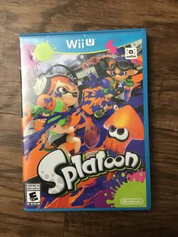 Wii U Splatoon game