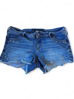 Hollister midi jean shorts