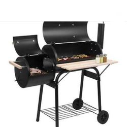 New Outdoor BBQ Grill  Charcoal Patio Meat Cooker Smoker