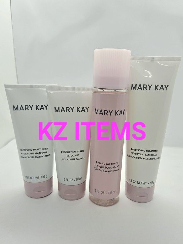 Mary Kay Mattifying Regimen - Combination to Oily Skin- Full Size Skin Care Set