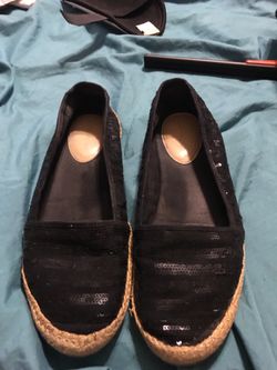 Espadrilles size 8 black