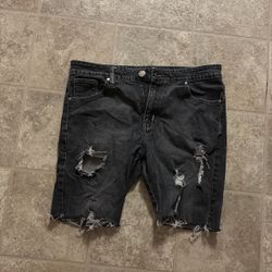 Short Ripped Jorts
