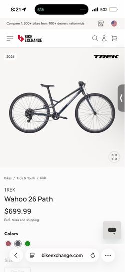 Trek wahoo path 26