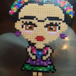Freda Kahlo Perler Beads