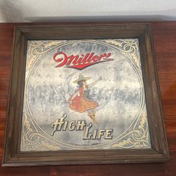 1980 Miller High Life Pub Mirror