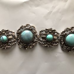 Costume Bracelet Turquoise Look