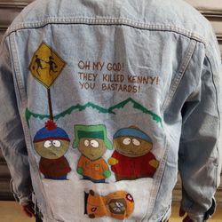 SOUTH PARK CUSTOM JEAN JACKETTHIS IS FOR - FREE SHIPPING