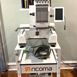 Ricoma EM 1010 Embroidery’ Machine.