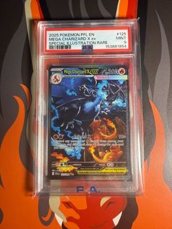 Pokemon Charizard X ex PSA 9