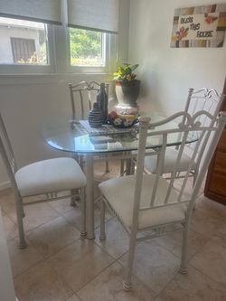 Breakfast table and chairs