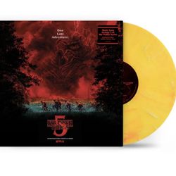 Stranger Things Season 5 Soundtrack Netflix Series LE2500 Marble Yellow LP