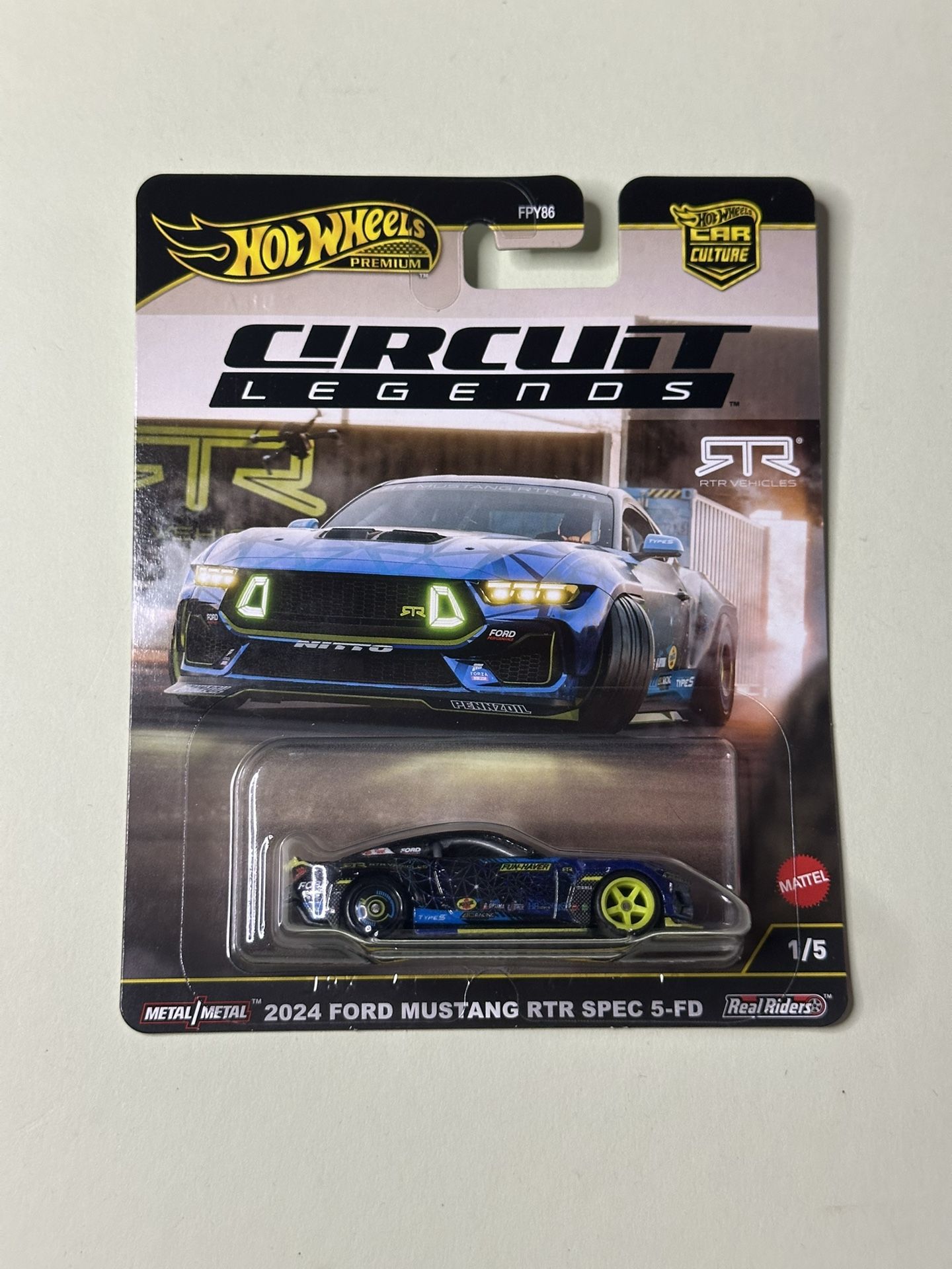 🔥2025 HOT WHEELS PREMIUM CAR CULTURE CIRCUIT LEGENDS SERIES FORD MUSTANG RTR🔥