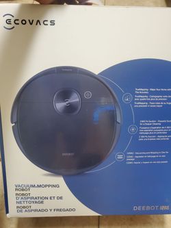 Robo vacuum cleaner.  Deebot N8