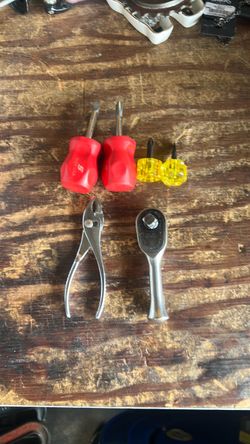 Snap On Screwdrivers, Pliers, Ratchet