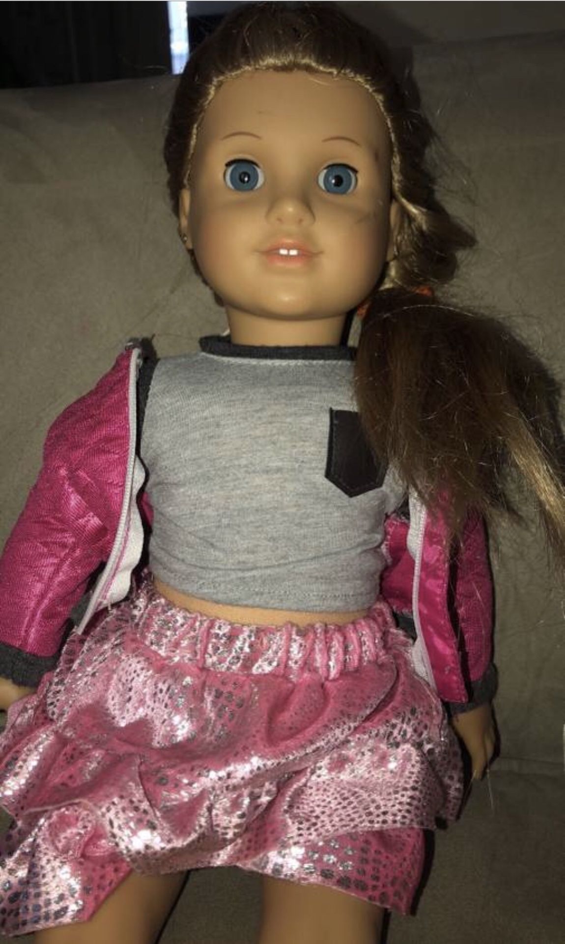 American Girl Lot of four and with additional clothes and shoes