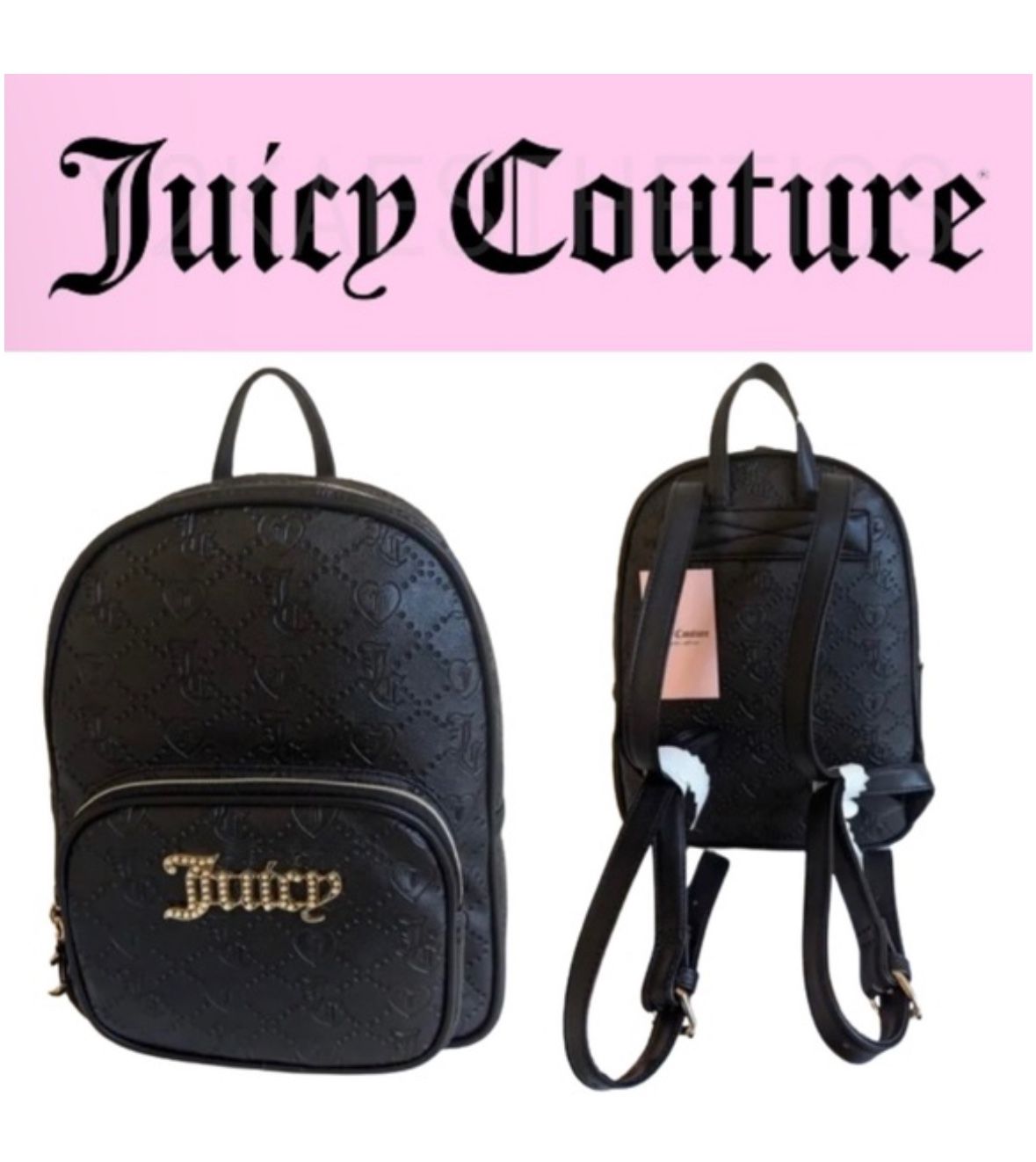 Juicy Couture Liqourice Semi Charmed Mini Backpack 